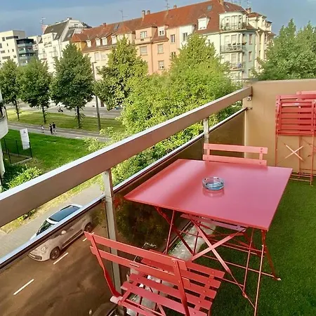 Le Cosy - Neudorf Etoile Avec Balcon Et Parking Strasbourg